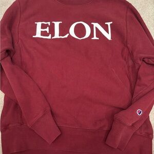 Champion Men's Burgundy Crewneck Sweater